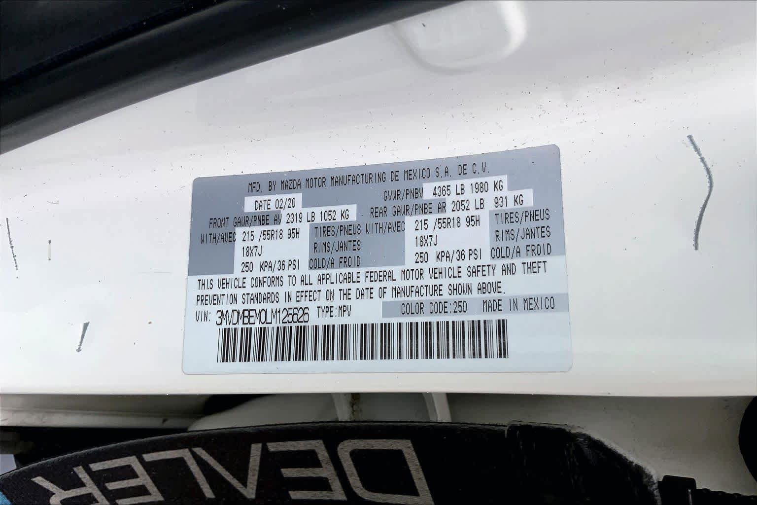 Used 2020 MAZDA CX-30 AWD w/ Premium Package image 37