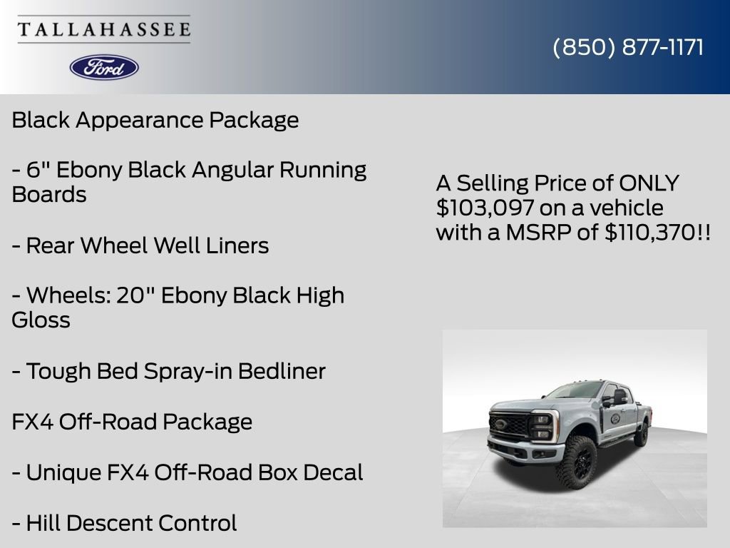 New 2026 Ford F250 Lariat w/ Black Appearance Package image 25