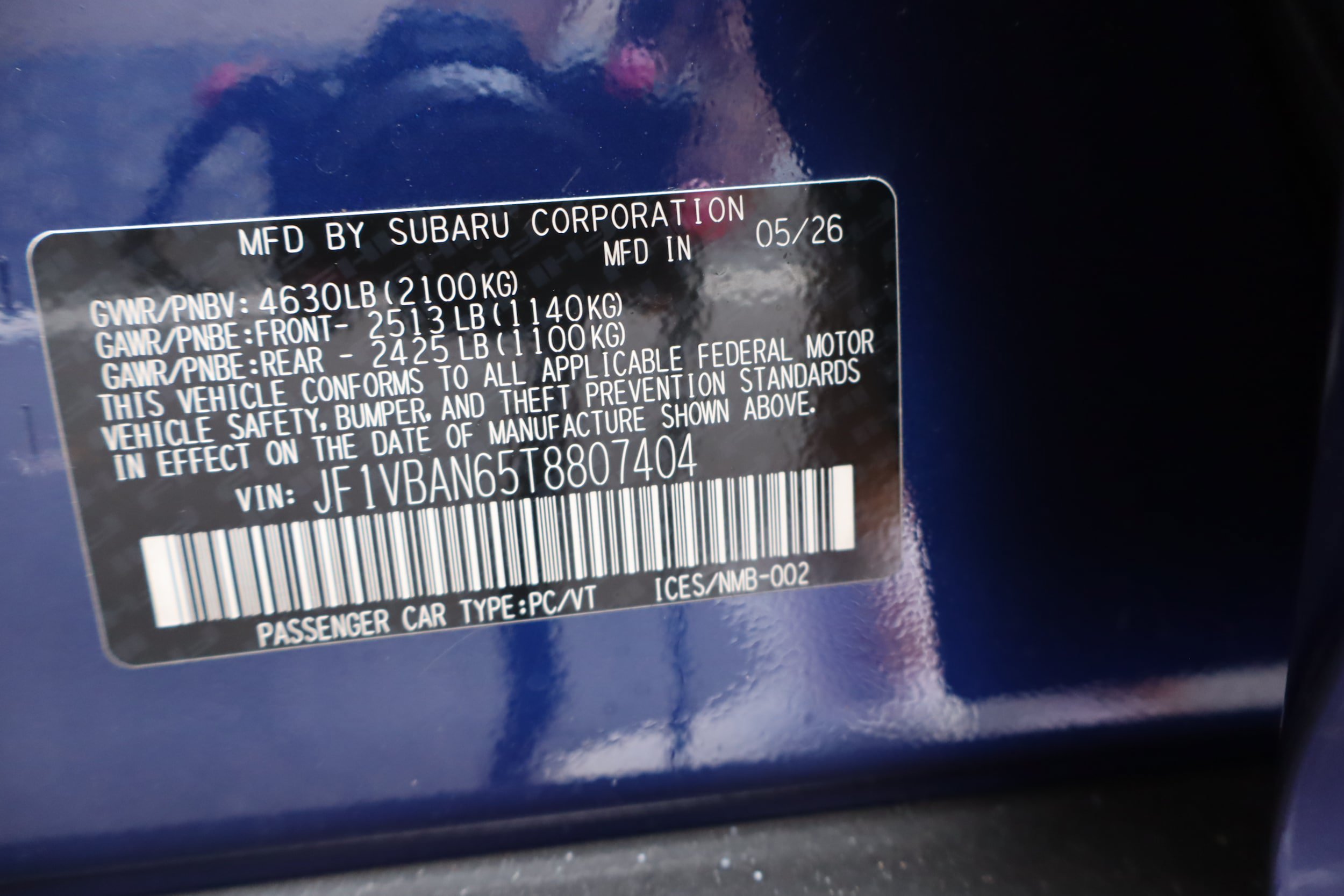 New 2026 Subaru WRX Limited AWD/4WD image 22