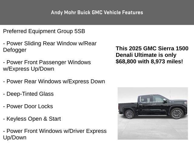 Used 2025 GMC Sierra 1500 Denali Ultimate AWD/4WD image 12
