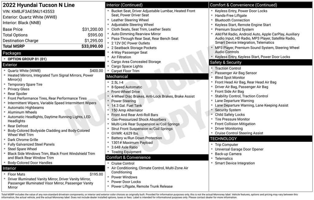Used 2022 Hyundai Tucson N Line image 4