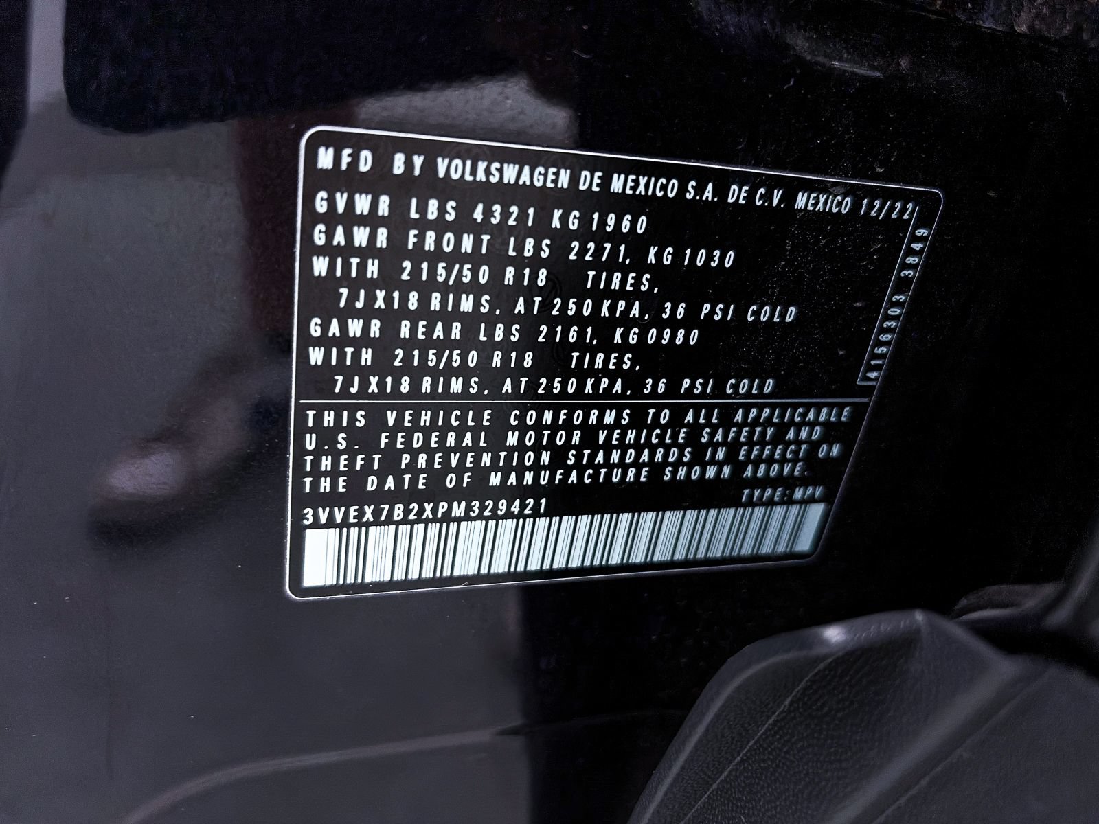 Used 2023 Volkswagen Taos SE w/ Panoramic Sunroof Package FWD image 36