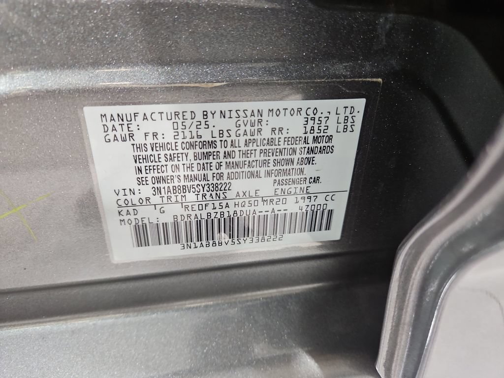 Certified 2025 Nissan Sentra S FWD image 30