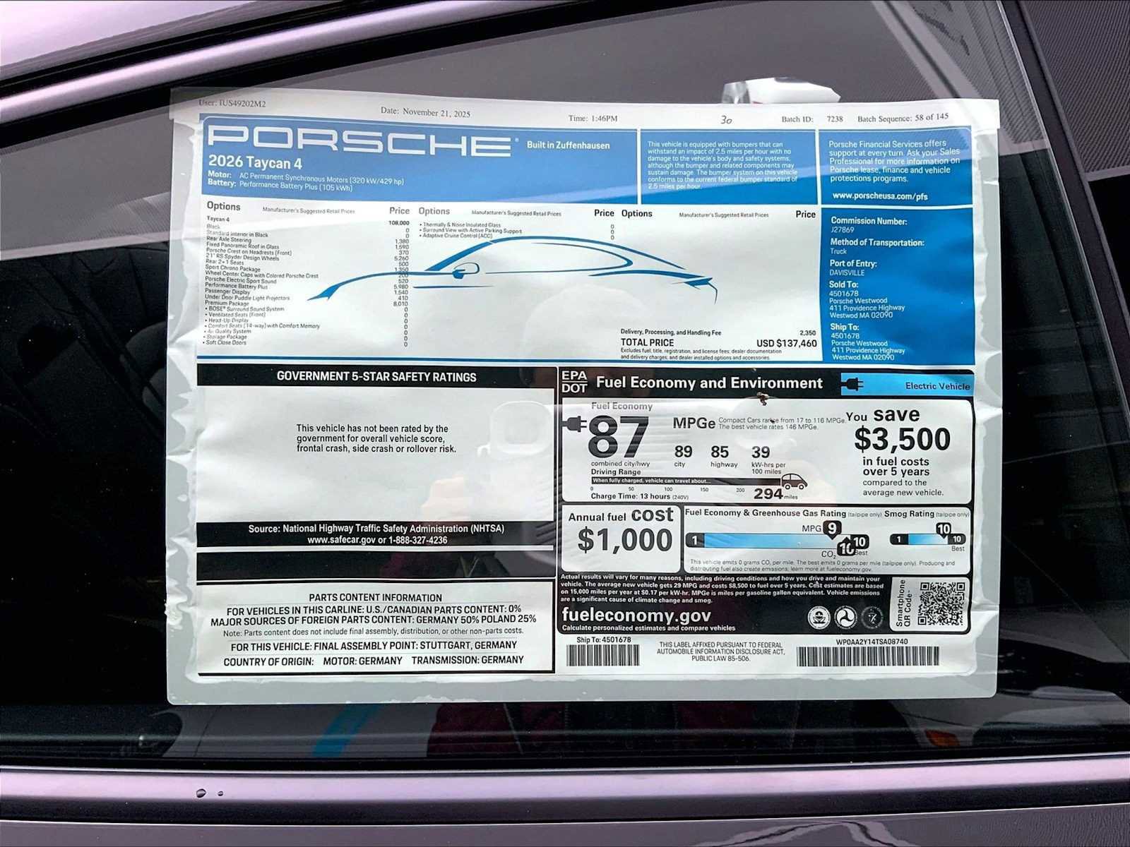 New 2026 Porsche Taycan image 24