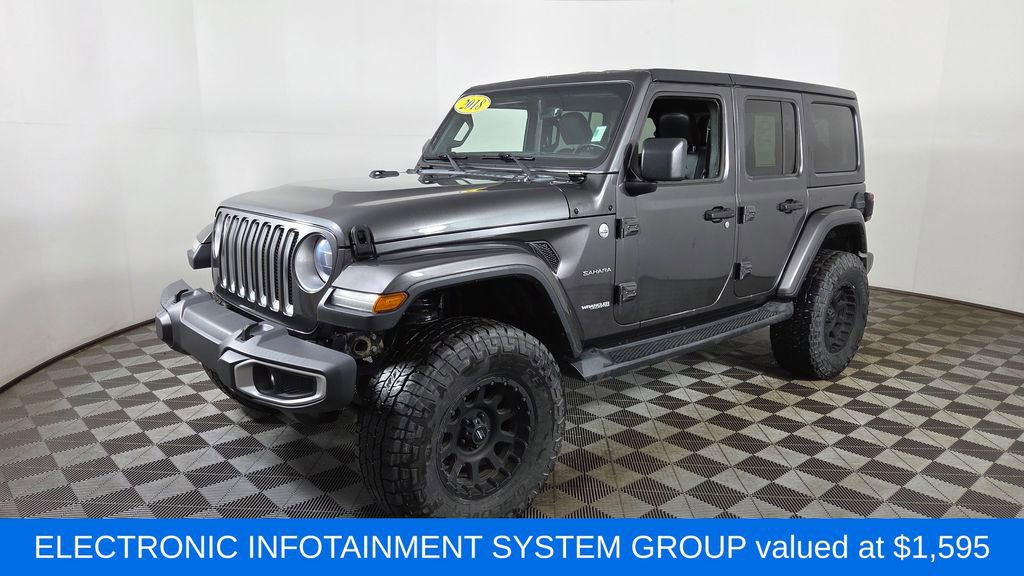 Used 2018 Jeep Wrangler Unlimited Sahara AWD/4WD image 3