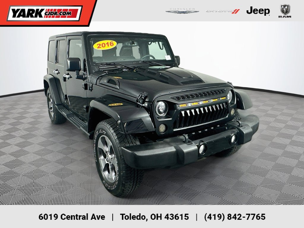 Used 2016 Jeep Wrangler Unlimited Sahara w/ Connectivity Group AWD/4WD 360° Tour