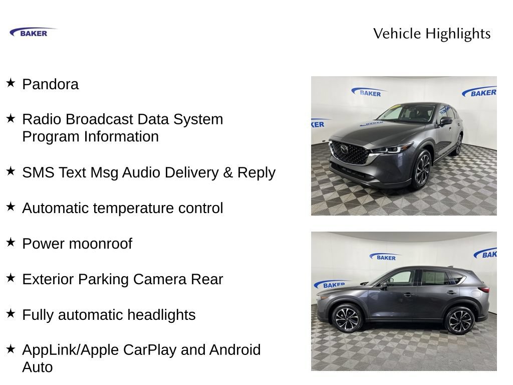 Used 2022 MAZDA CX-5 AWD 2.5 S w/ Premium Package image 4