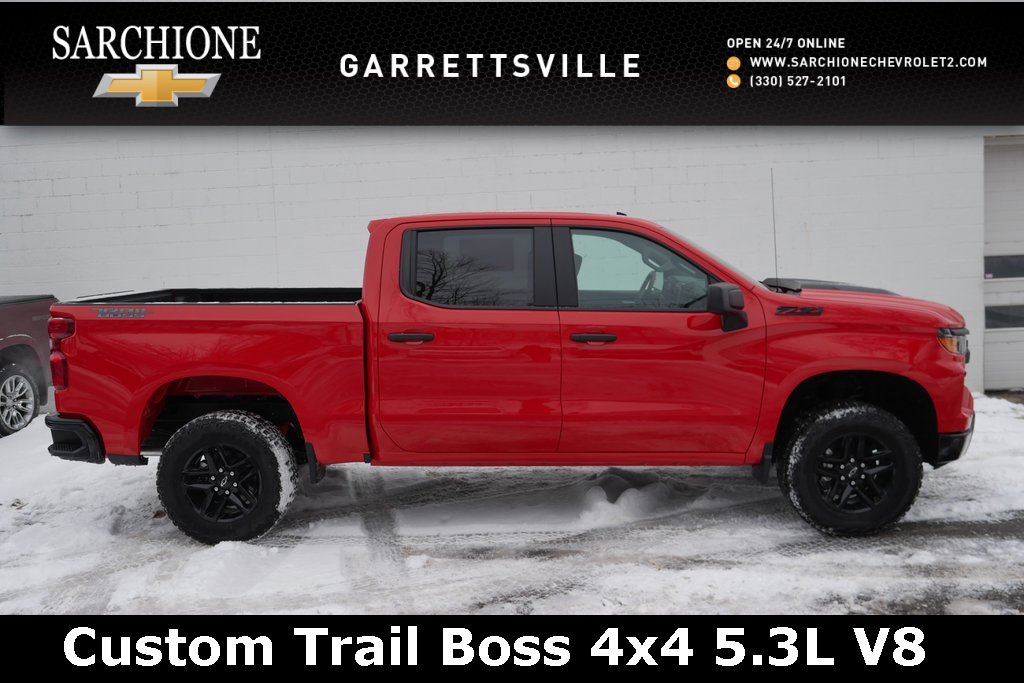 New 2026 Chevrolet Silverado 1500 Custom Trail Boss w/ Dark Appearance Package image 1