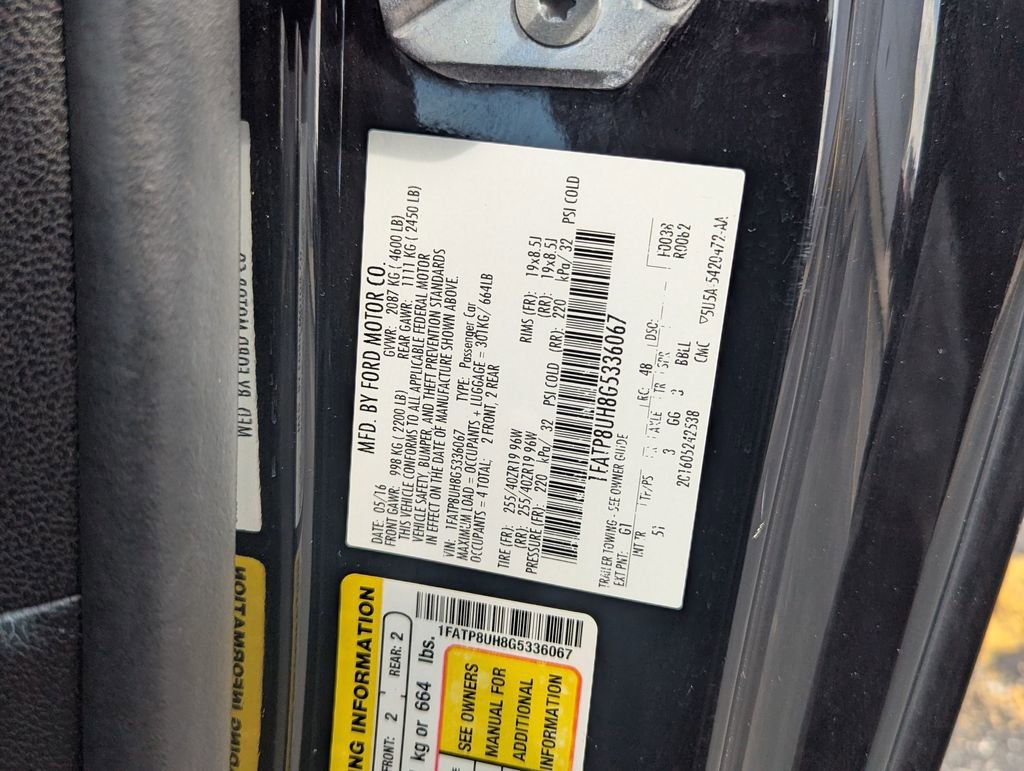 Used 2016 Ford Mustang Premium w/ Equipment Group 201A RWD image 27