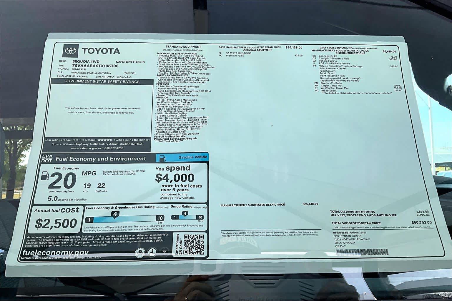 New 2026 Toyota Sequoia Capstone AWD/4WD image 21