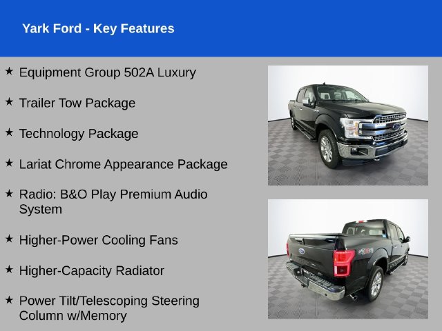 Certified 2018 Ford F150 Lariat w/ Equipment Group 502A Luxury AWD/4WD image 2