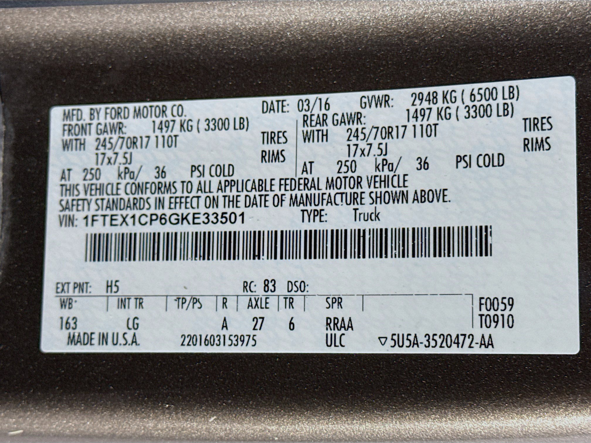 Used 2016 Ford F150 XL w/ XL Power Equipment Group RWD image 38