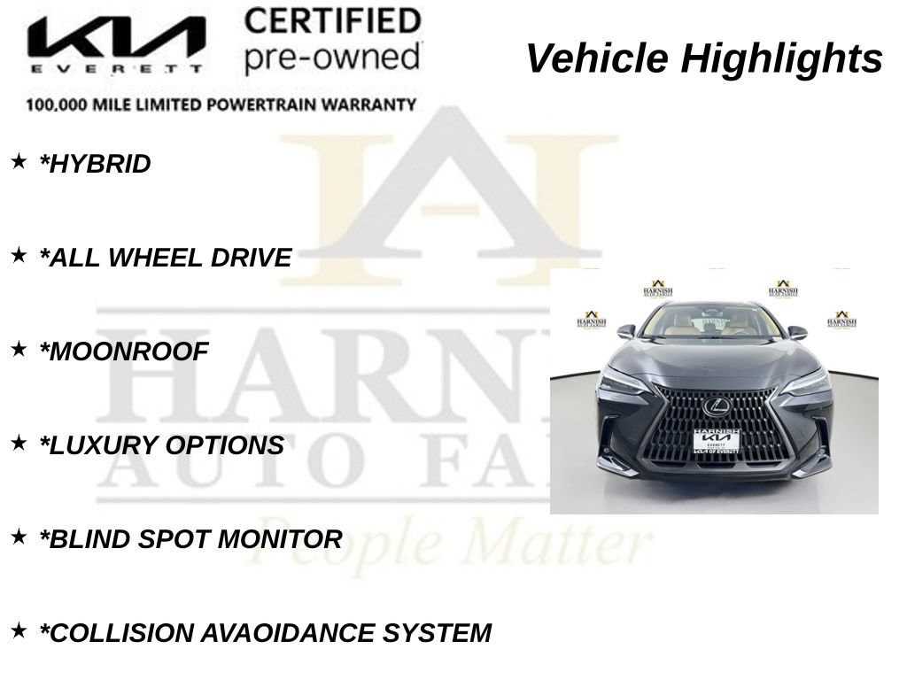 Used 2024 Lexus NX 350h AWD w/ Vision Package image 9