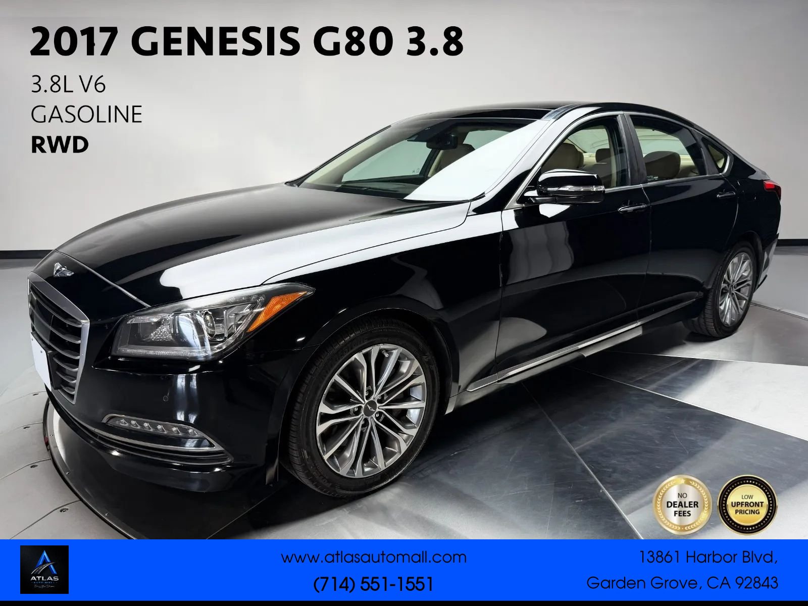 Used 2017 Genesis G80 3.8 w/ Option Group 02