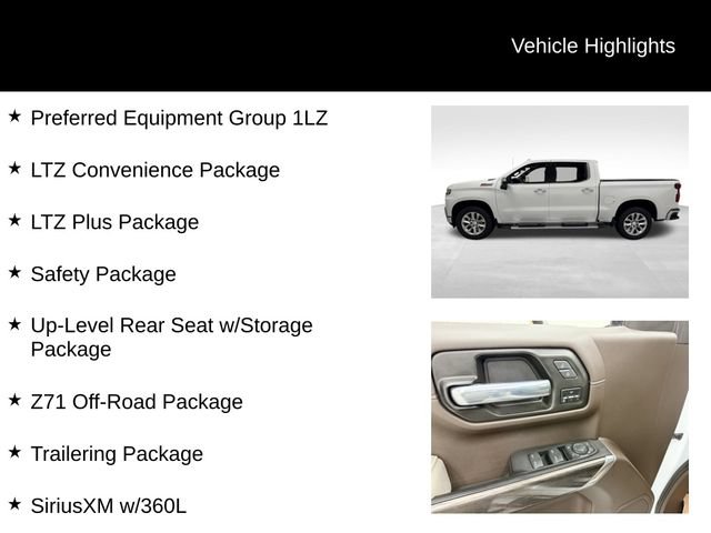 Certified 2021 Chevrolet Silverado 1500 LTZ w/ Z71 Off-Road Package AWD/4WD image 27