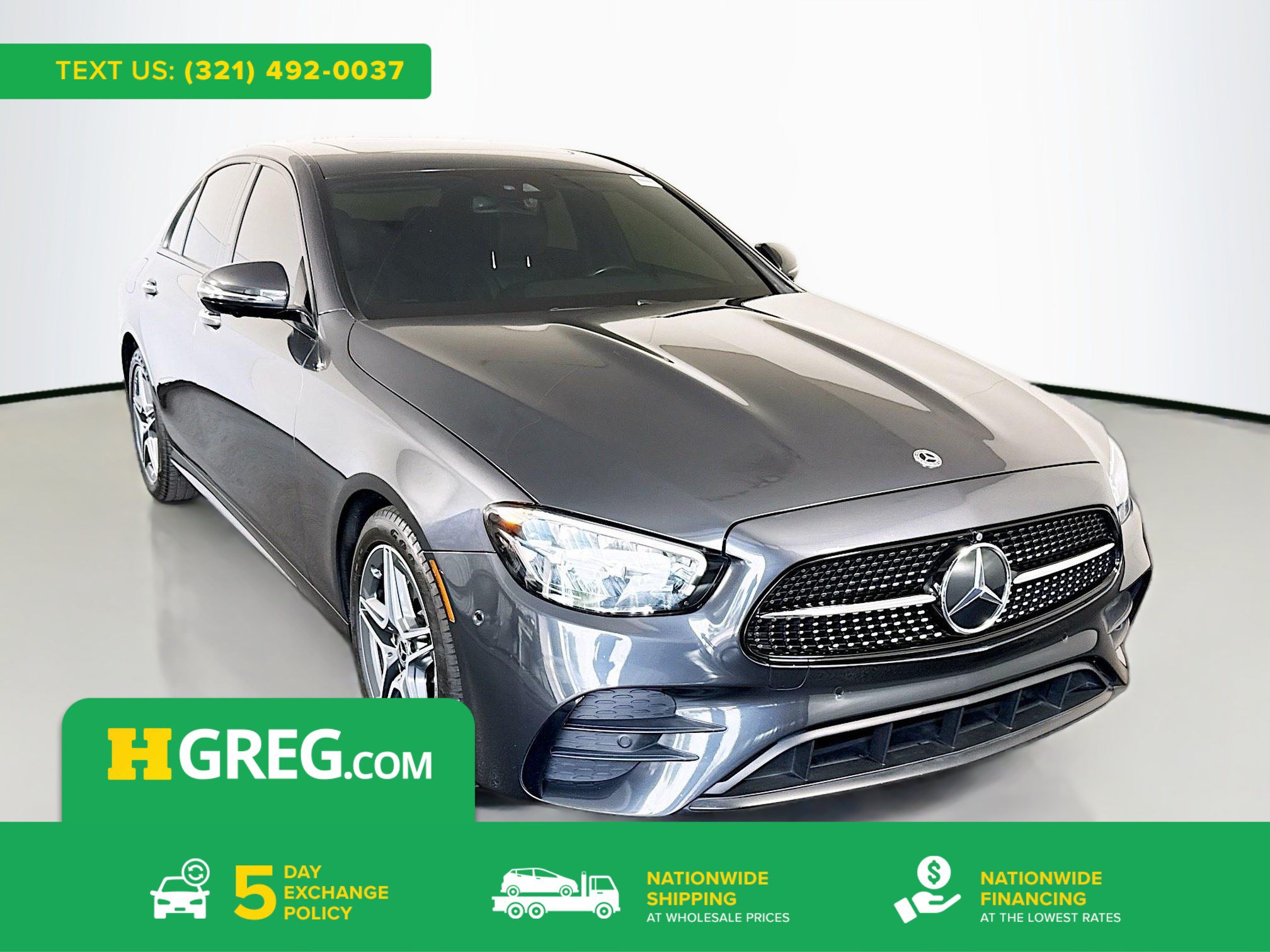 Used 2022 Mercedes-Benz E 350 Sedan w/ AMG Line Exterior image 1