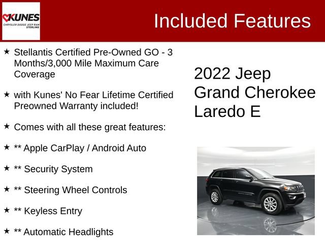 Certified 2022 Jeep Grand Cherokee Laredo E AWD/4WD image 2