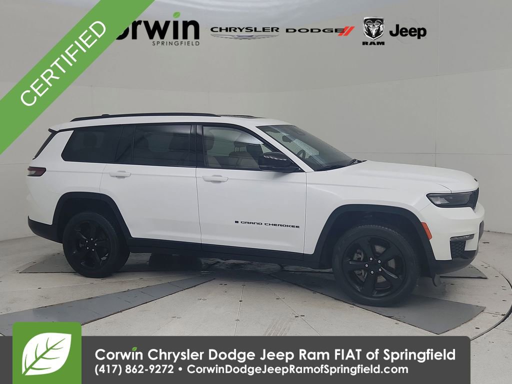 Certified 2023 Jeep Grand Cherokee L Limited w/ Black Appearance Package image 1