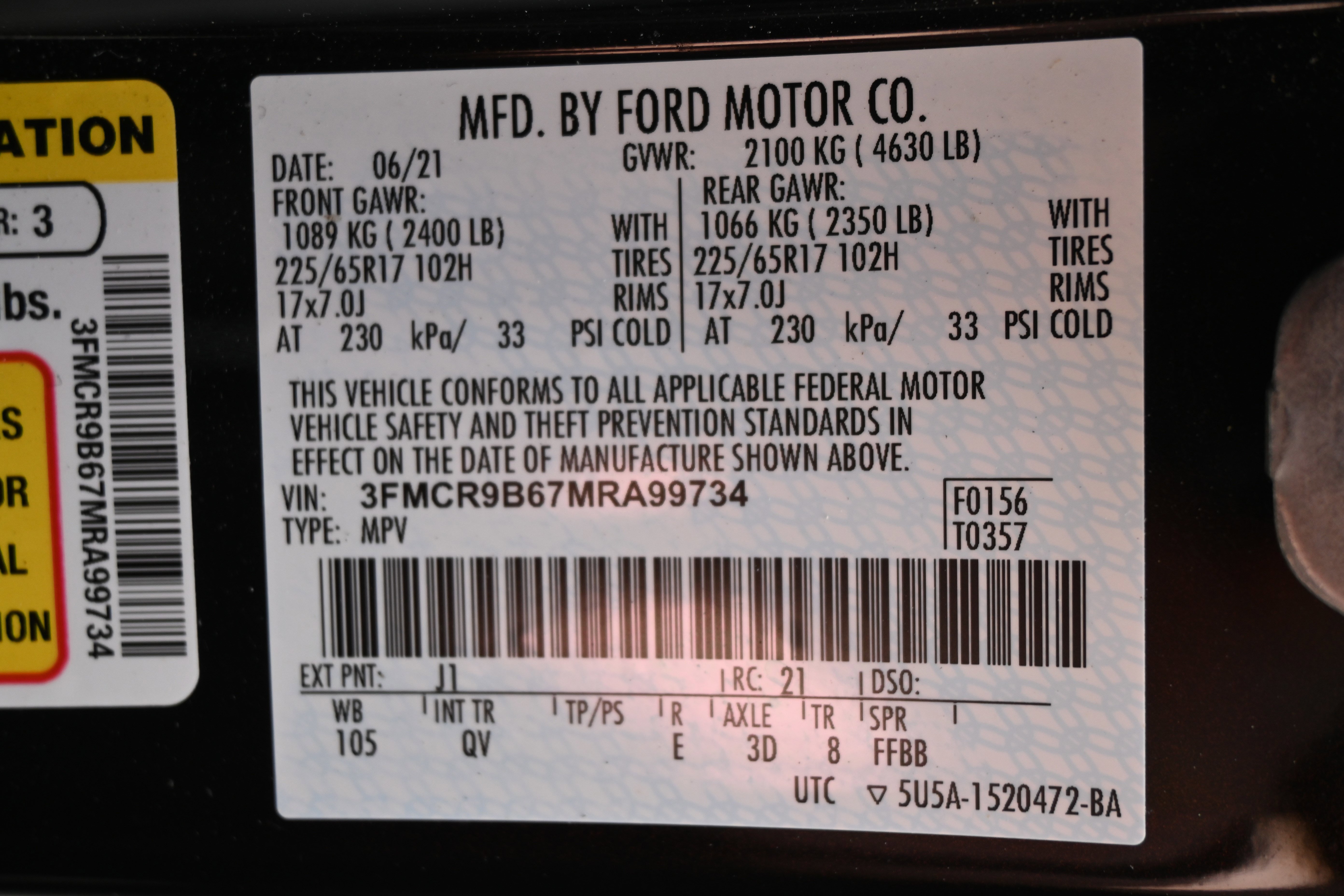 Used 2021 Ford Bronco Sport Big Bend image 35