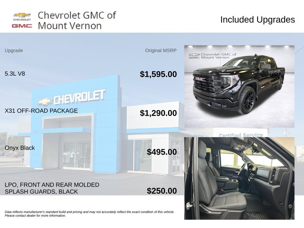 Used 2025 GMC Sierra 1500 Elevation w/ X31 Off-Road Package AWD/4WD image 6