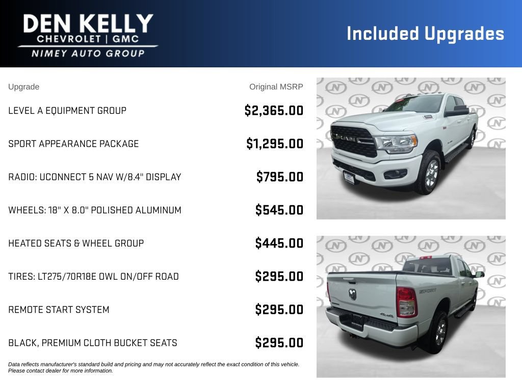 Used 2022 RAM 2500 Big Horn w/ Level A Equipment Group AWD/4WD image 3