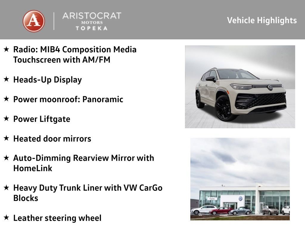 New 2026 Volkswagen Tiguan SE R-Line AWD/4WD image 2