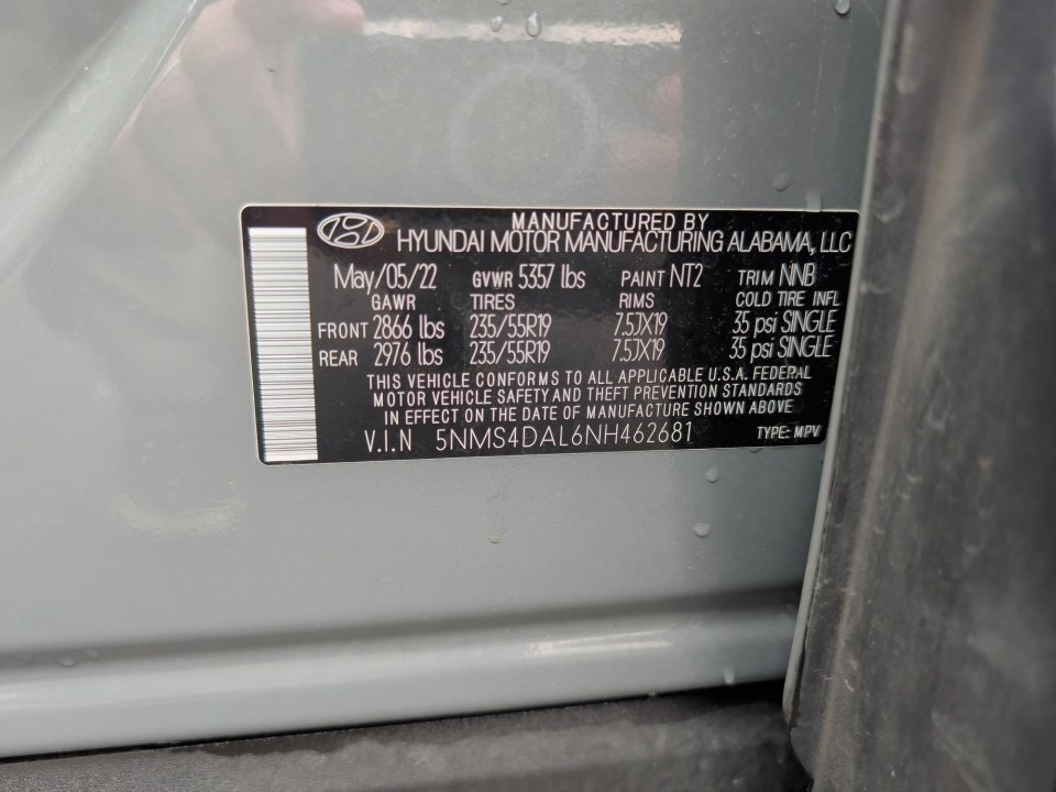 Certified 2022 Hyundai Santa Fe Limited w/ Cargo Package image 35