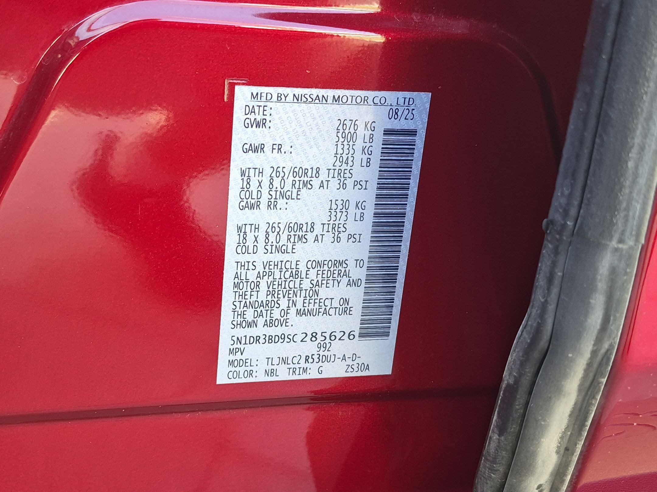 Used 2025 Nissan Pathfinder Rock Creek AWD/4WD image 34