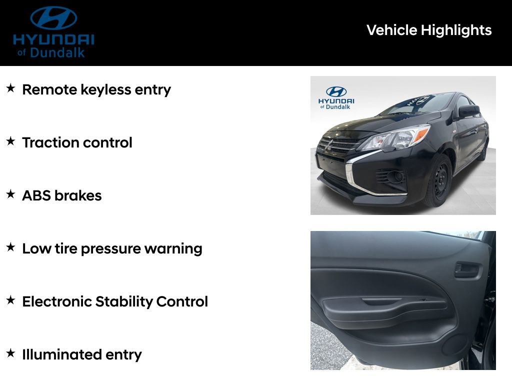 Used 2024 Mitsubishi Mirage G4 ES image 26