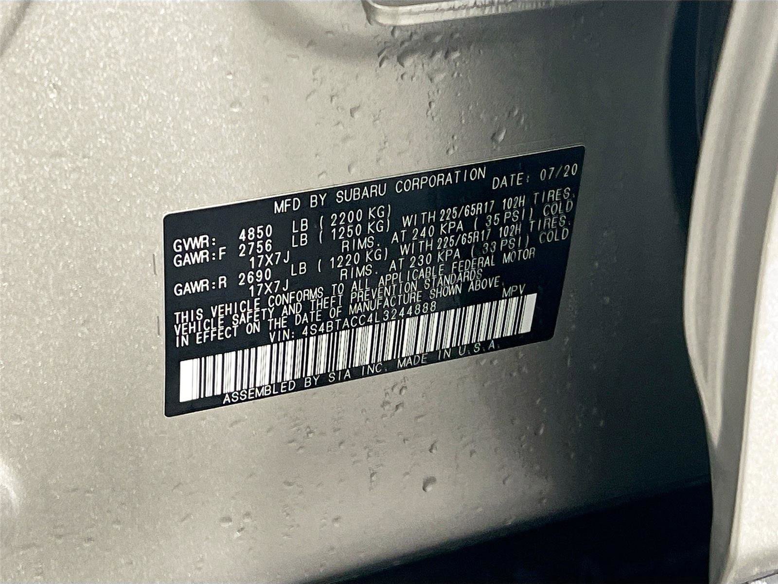 Used 2020 Subaru Outback Premium image 29