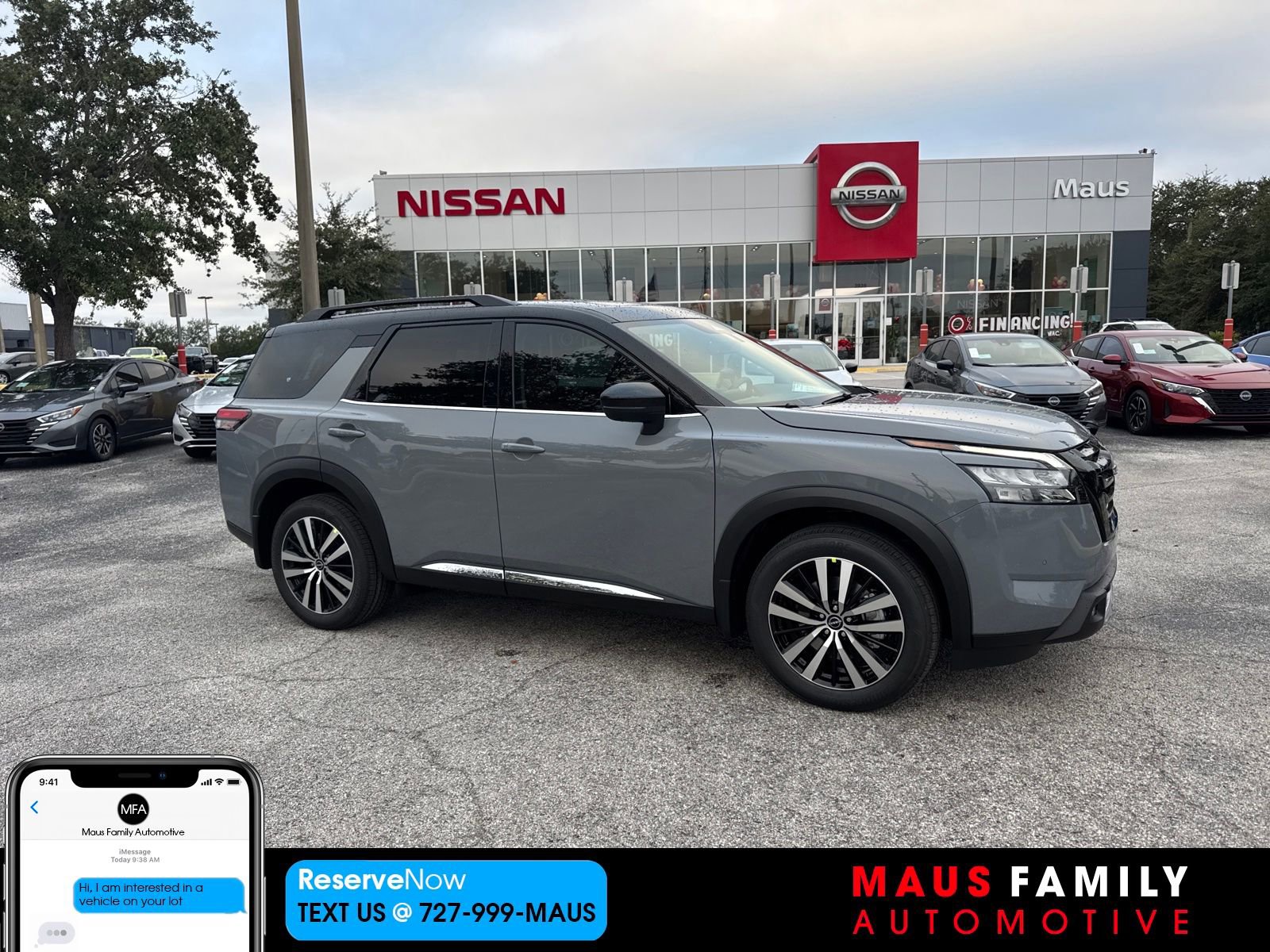 New 2025 Nissan Pathfinder Platinum w/ Black Appearance Package image 1