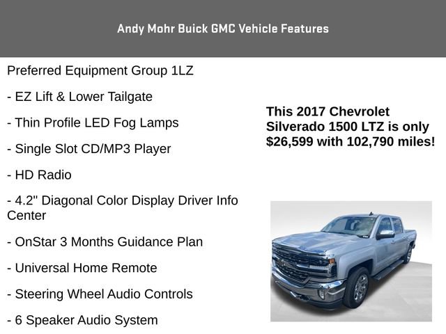 Used 2017 Chevrolet Silverado 1500 LTZ w/ Sport Package AWD/4WD image 11