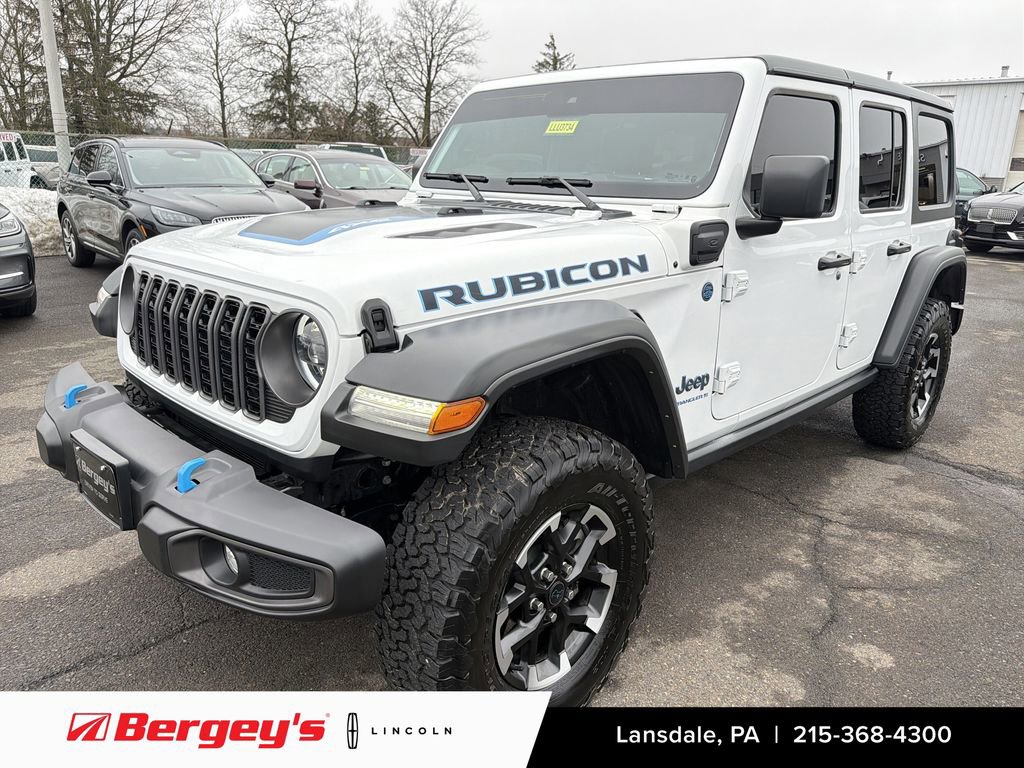 Used 2024 Jeep Wrangler Unlimited Rubicon 4xe w/ Convenience Group AWD/4WD image 1