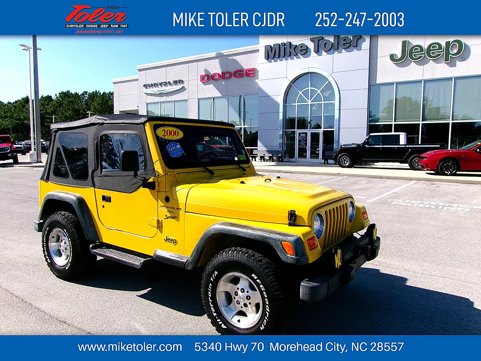 Used 2000 Jeep Wrangler Sport