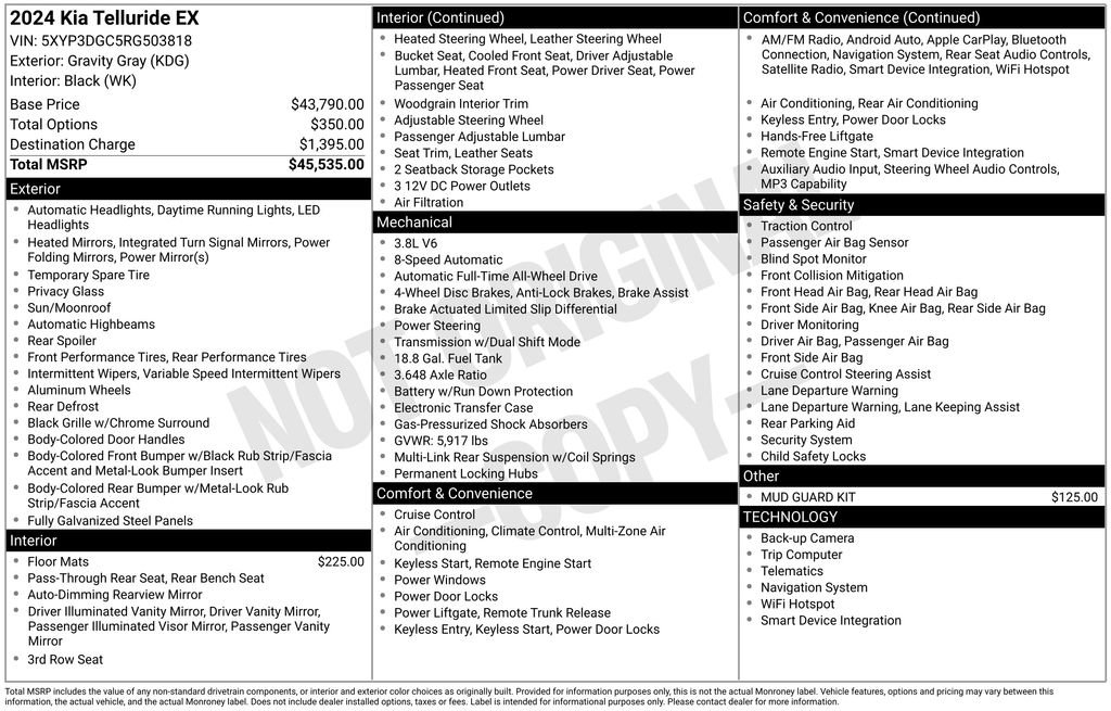 Certified 2024 Kia Telluride EX image 4