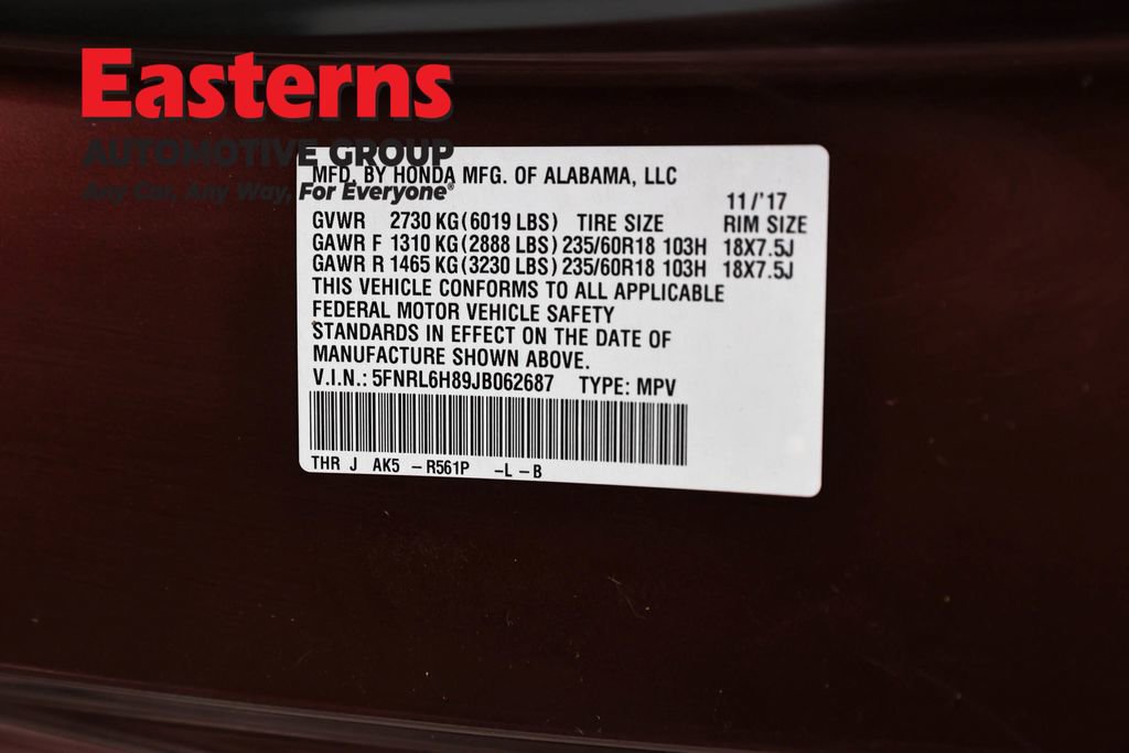 Used 2018 Honda Odyssey Touring image 39