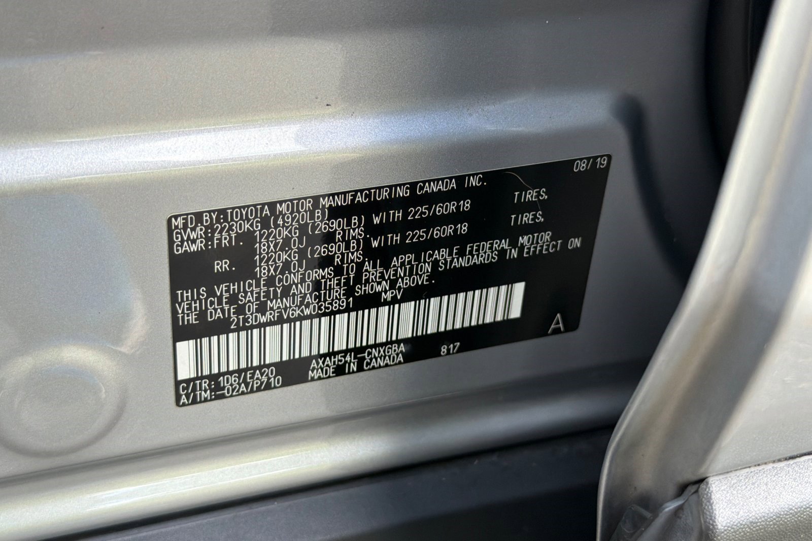 Used 2019 Toyota RAV4 Limited image 40