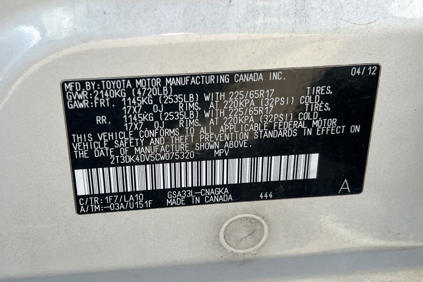 Used 2012 Toyota RAV4 Limited w/ Navigation Value Pkg AWD/4WD image 32