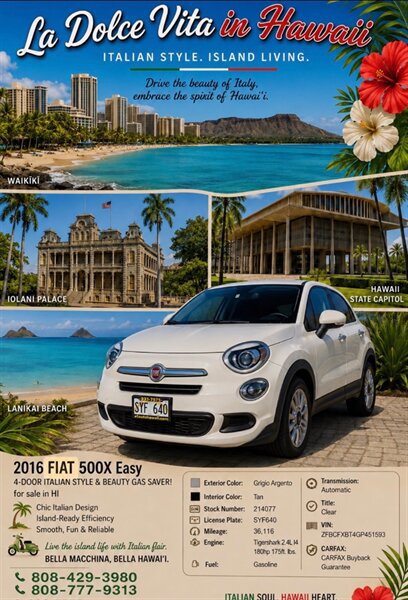 Used 2016 FIAT 500X Easy FWD image 1