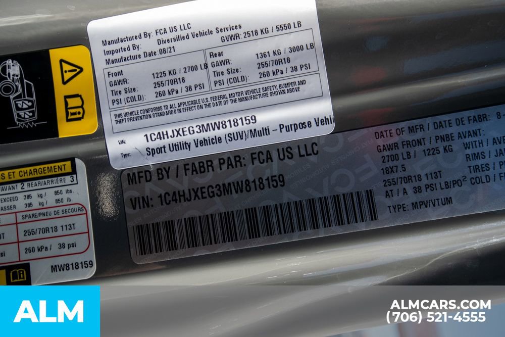 Used 2021 Jeep Wrangler Unlimited Sahara w/ Uconnect 4C Nav & Sound Group image 14