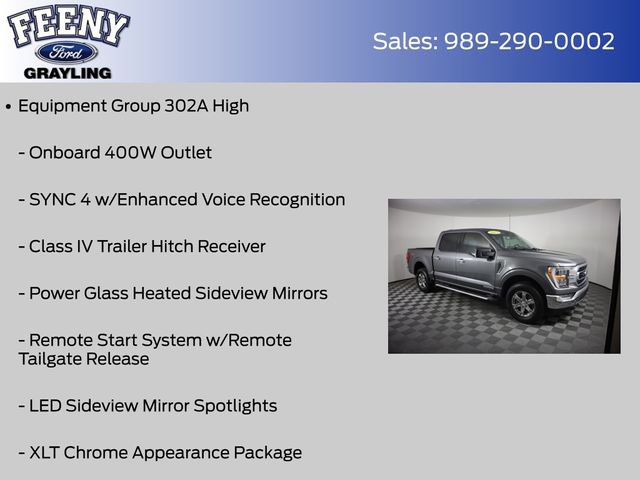 Certified 2022 Ford F150 XLT w/ Equipment Group 302A High AWD/4WD image 8