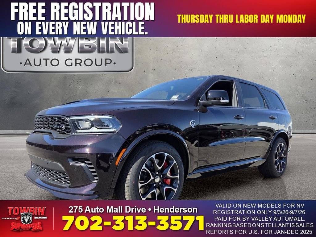 New 2026 Dodge Durango SRT Hellcat w/ 3rd Row Seating Group