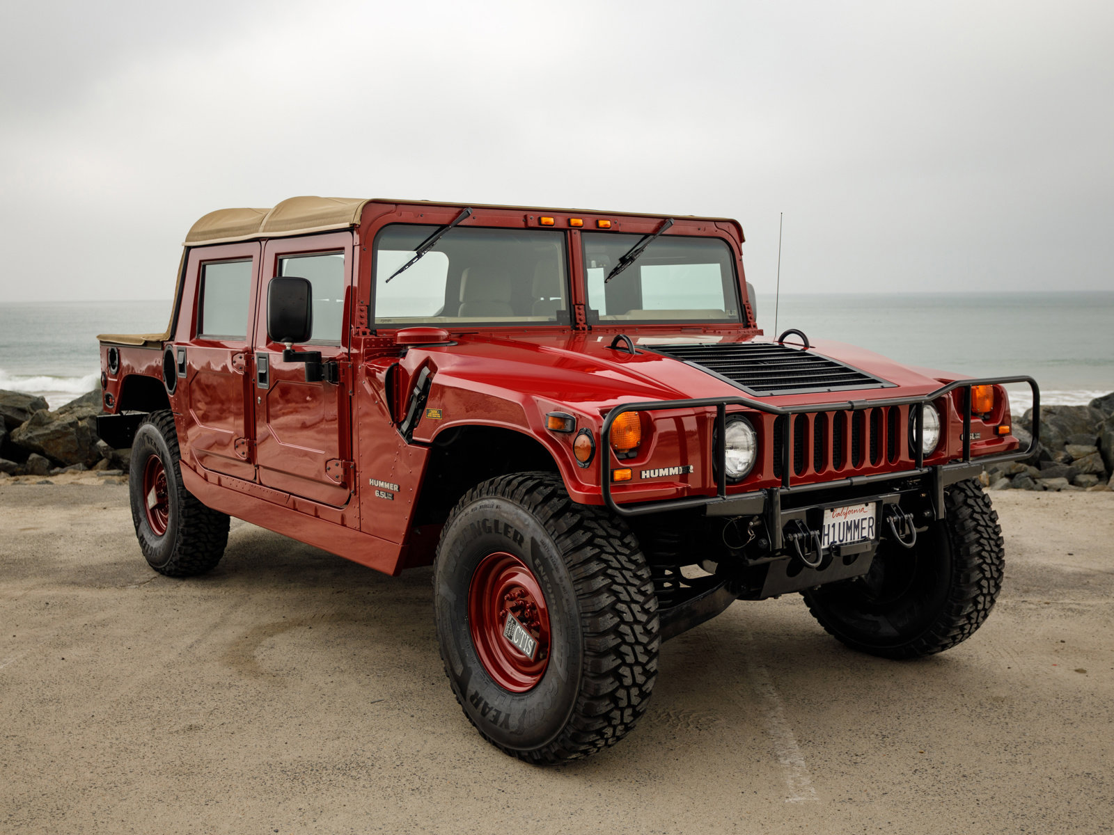 Used 1998 HUMMER H1 OPEN TOP SPORT UTILITY 4D image 9