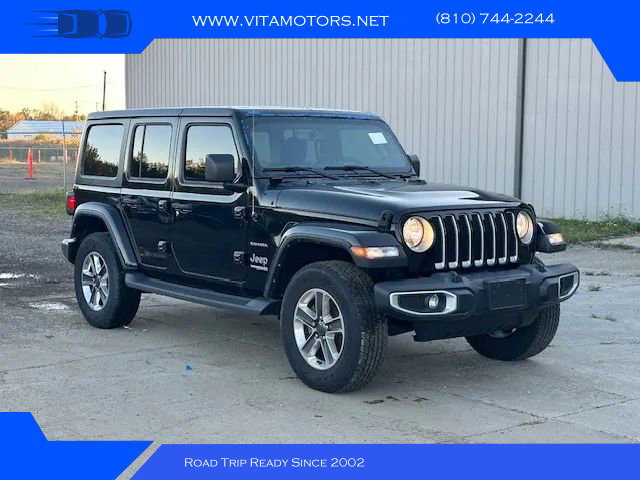 Used 2021 Jeep Wrangler Unlimited Sahara w/ Uconnect 4C Nav & Sound Group