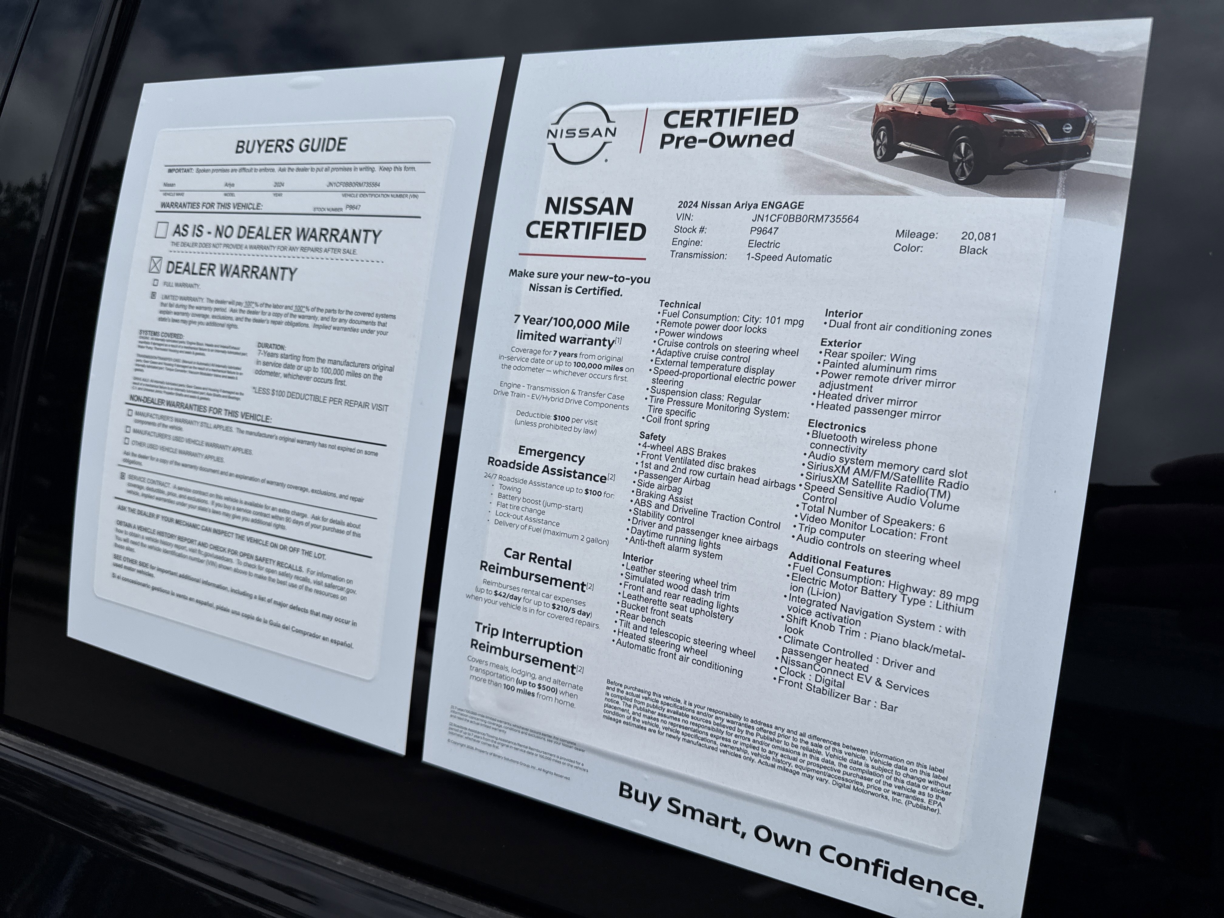 Certified 2024 Nissan Ariya AWD image 12