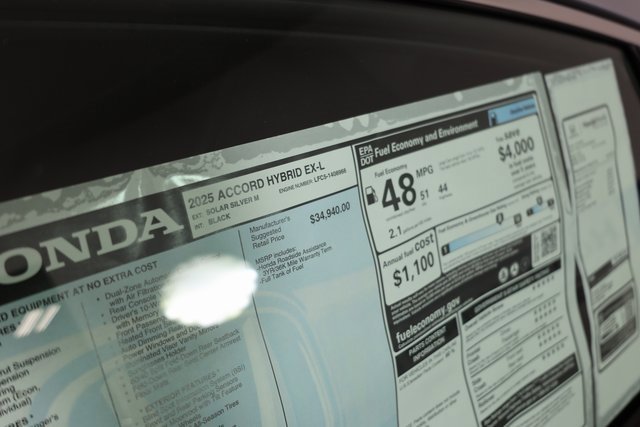 New 2025 Honda Accord EX-L image 27