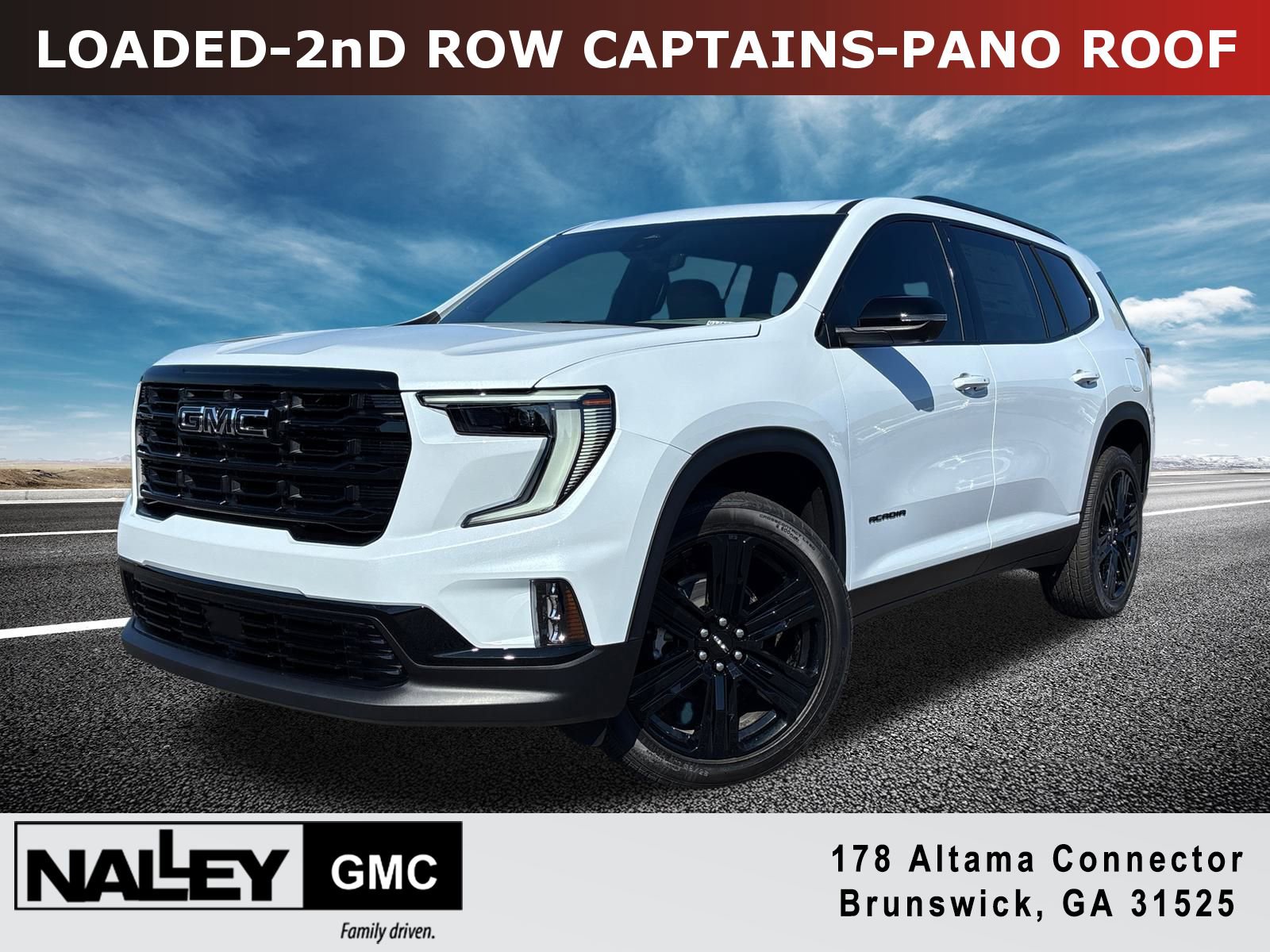 New 2026 GMC Acadia Elevation w/ Black Edition