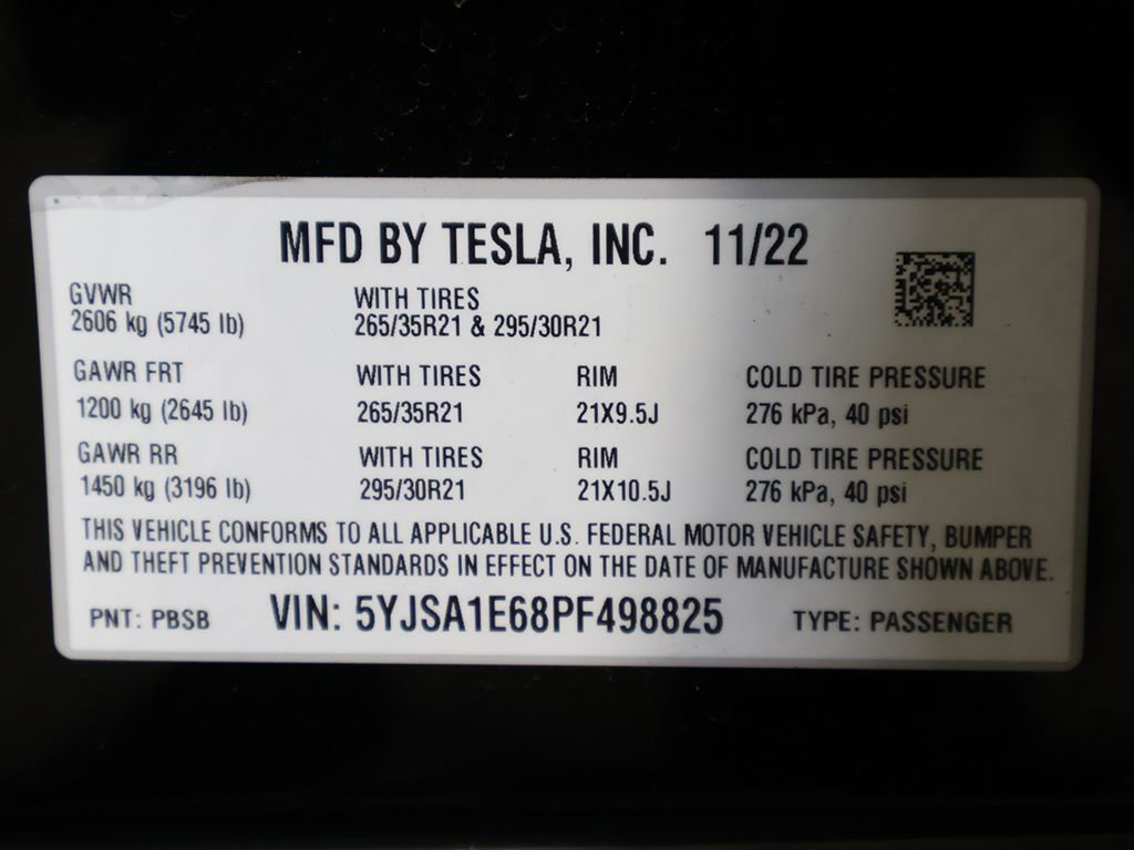 Used 2023 Tesla Model S Plaid AWD/4WD image 57