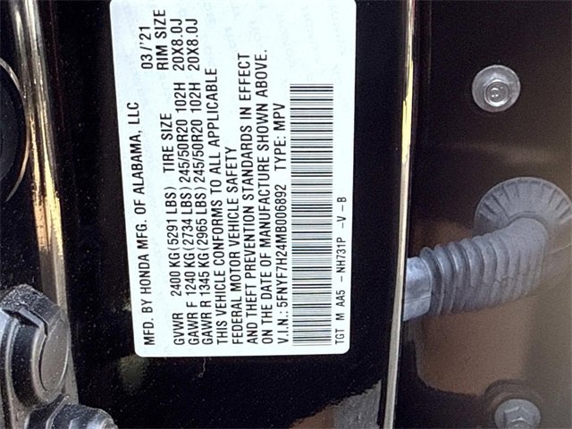 Used 2021 Honda Passport Sport image 19