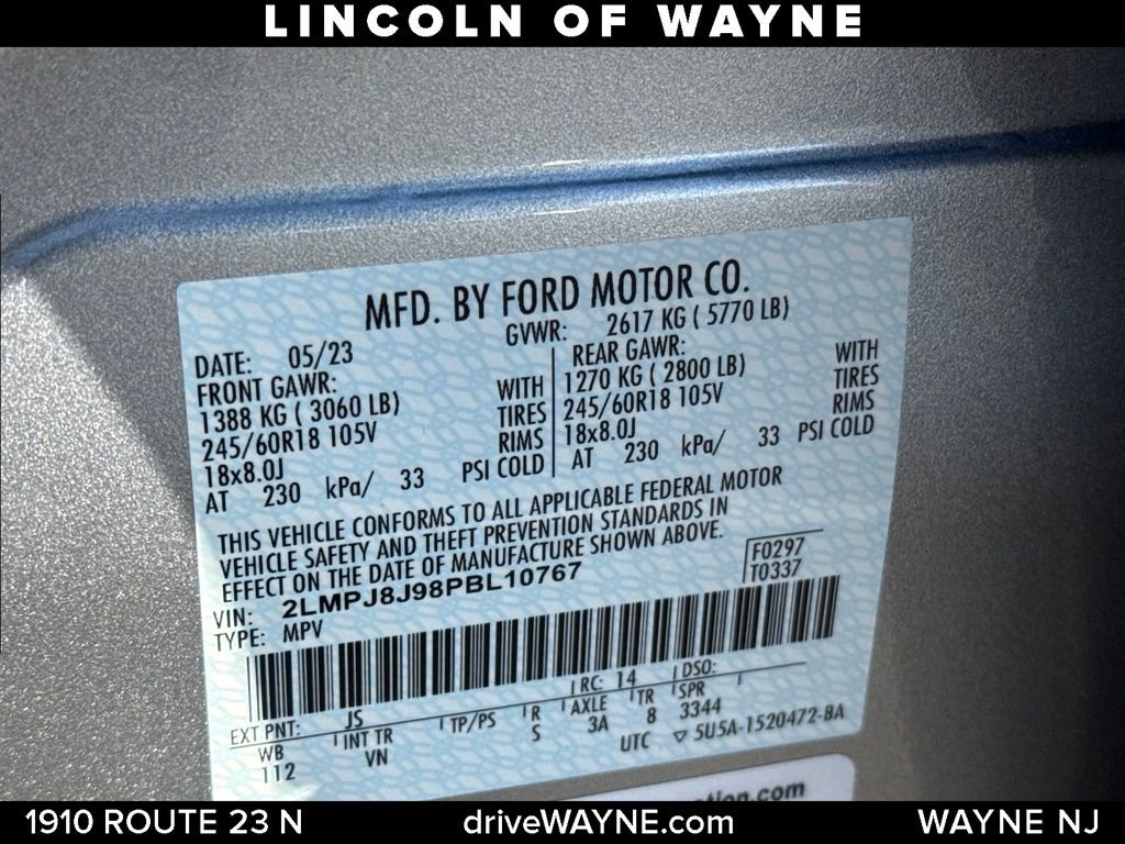 Certified 2023 Lincoln Nautilus AWD w/ Premium Package image 28